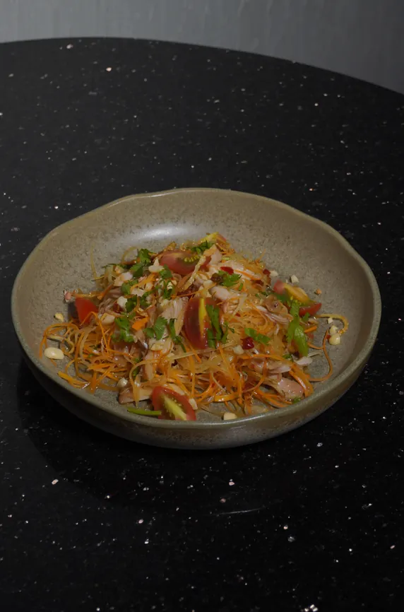 Vietnamese chicken salad, goi ga